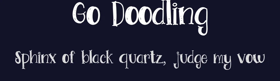 Go Doodling by Debut Studio — Decorative Font — thumbnail 2
