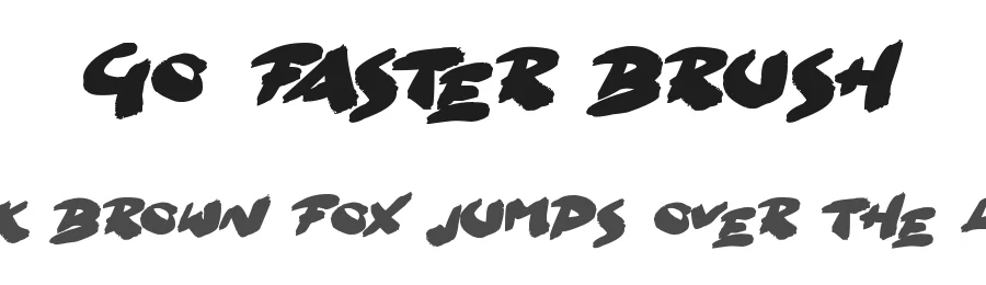 Go Faster Brush