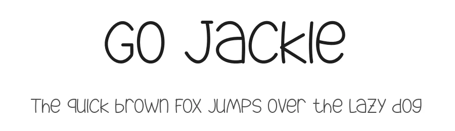 Go Jackie by Polah Type — Decorative Font