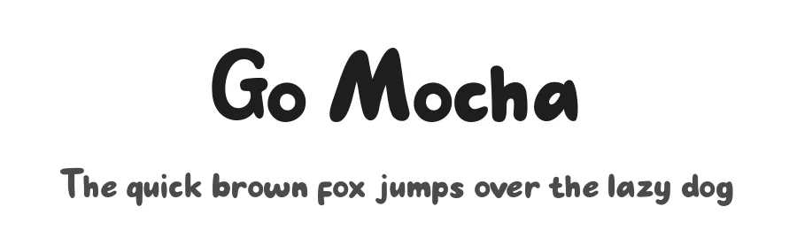 Go Mocha by Polah Type — Decorative Font