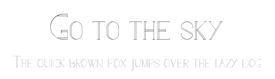 Go to the sky
