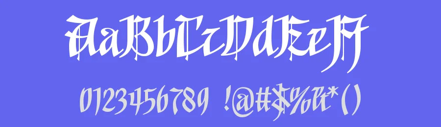 Goalthink by YTY Digital TypeFoundry — Blackletter Font — thumbnail 3