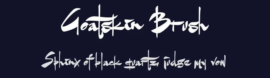 Goatskin Brush by Måns Grebäck — Script Handwritten Font — thumbnail 2
