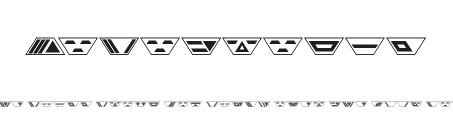 Gobotronic by Pixel Sagas — Dingbats Font