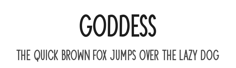Goddess by Hanna Bie — Decorative Font