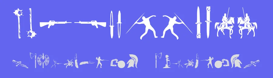 Gods of War by Iconian Fonts — Dingbats Font — thumbnail 3