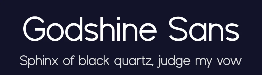 Godshine Sans by UI Creative — Sans Serif Font — thumbnail 2