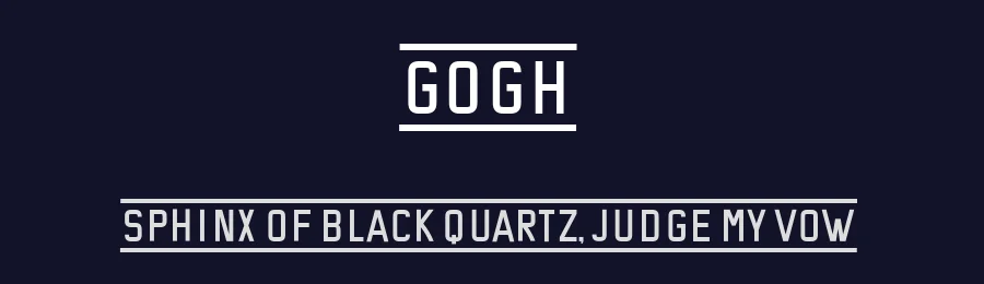 Gogh by Vladimir Nikolic — Sans Serif Font — thumbnail 2