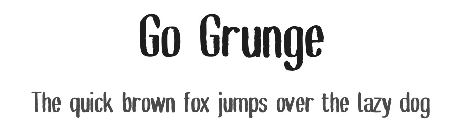 Go Grunge by Almaz Studio — Decorative Font