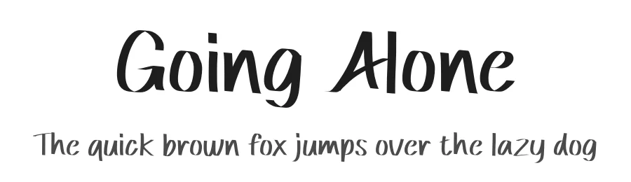 Going Alone