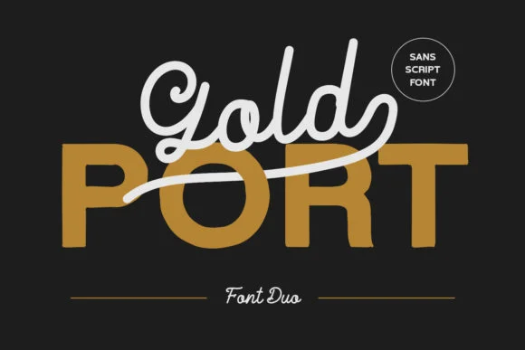 Gold Port Font by Maulana Creative — Script Handwritten Font