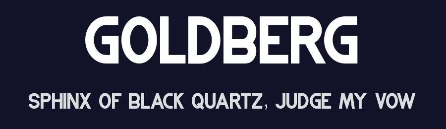 Goldberg by NanaNissa — Decorative Font — thumbnail 2