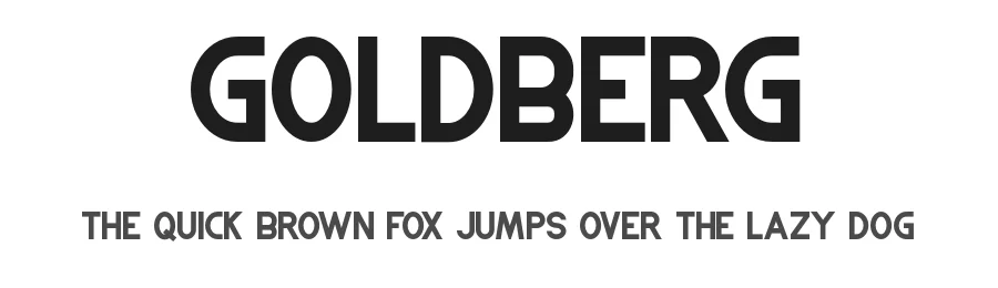 Goldberg by NanaNissa — Decorative Font