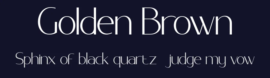 Golden Brown by Achmad Yani — Sans Serif Font — thumbnail 2