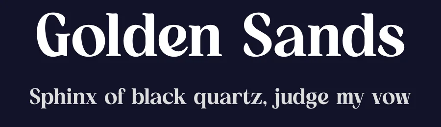 Golden Sands by Letterena Studios — Serif Font — thumbnail 2