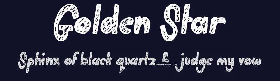 Golden Star by JSH creates — Decorative Font — thumbnail 2