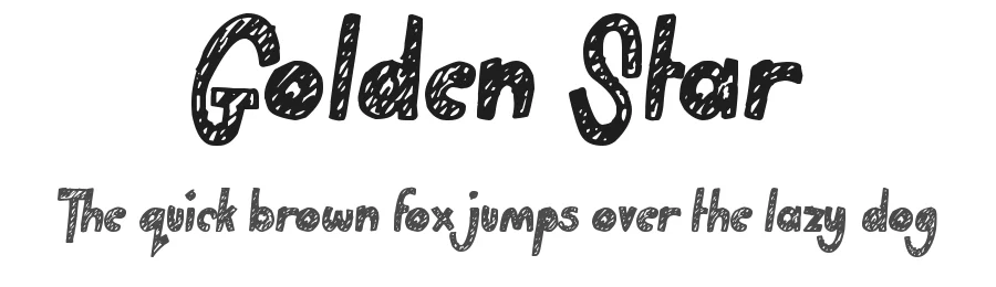 Golden Star by JSH creates — Decorative Font