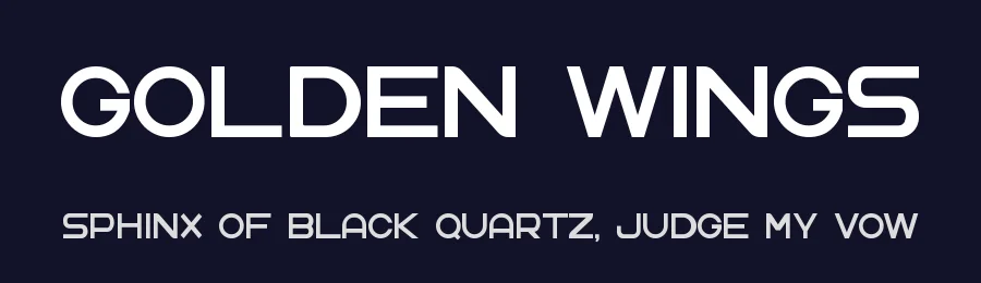 Golden Wings by UI Creative — Sans Serif Font — thumbnail 2