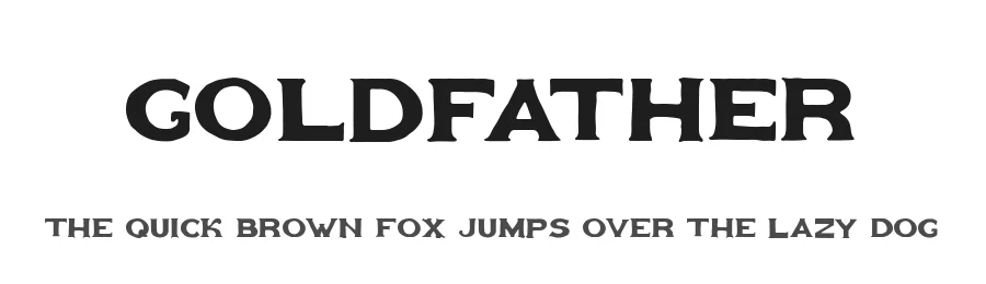 Goldfather by Roman Paslavskiy — Decorative Font