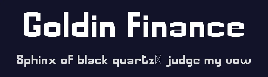 Goldin Finance by Edric Studio — Decorative Font — thumbnail 2