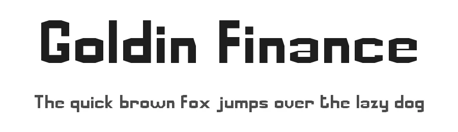 Goldin Finance by Edric Studio — Decorative Font