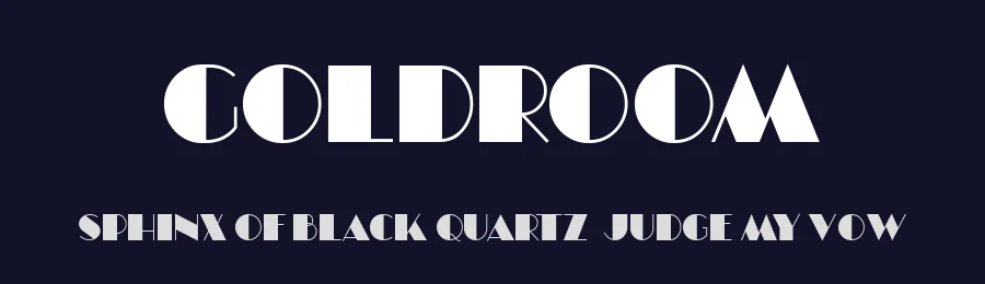 Goldroom by Sharkshock — Decorative Font — thumbnail 2