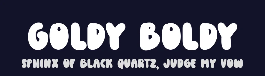 Goldy Boldy by DM Letter Studio - Dimas Prasetyo — Decorative Font — thumbnail 2