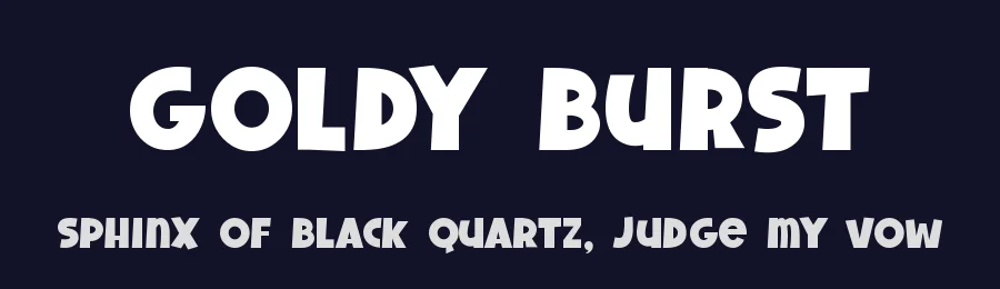 Goldy Burst by DM Letter Studio - Dimas Prasetyo — Decorative Font — thumbnail 2