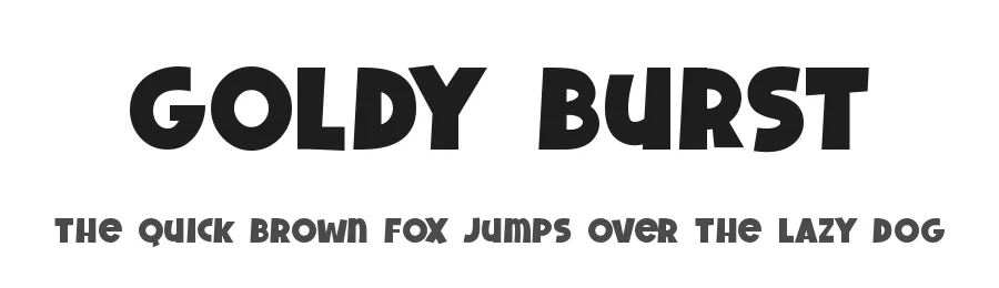 Goldy Burst by DM Letter Studio - Dimas Prasetyo — Decorative Font