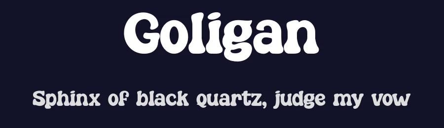 Goligan by Eknoji Studio — Decorative Font — thumbnail 2