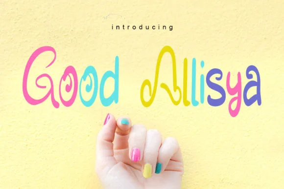 Good Allisya Font by muhawk47 — Script Handwritten Font