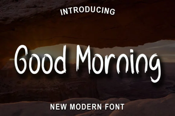 Good Morning Font by morningtimestudio by morningtimestudio — Script Handwritten Font