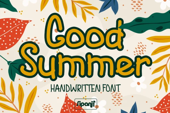 Good Summer Font by sipanji figuree — Script Handwritten Font