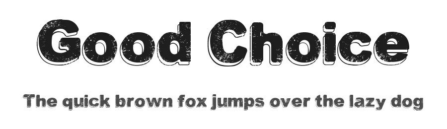 Good Choice by Galdino Otten Fonts — Decorative Font