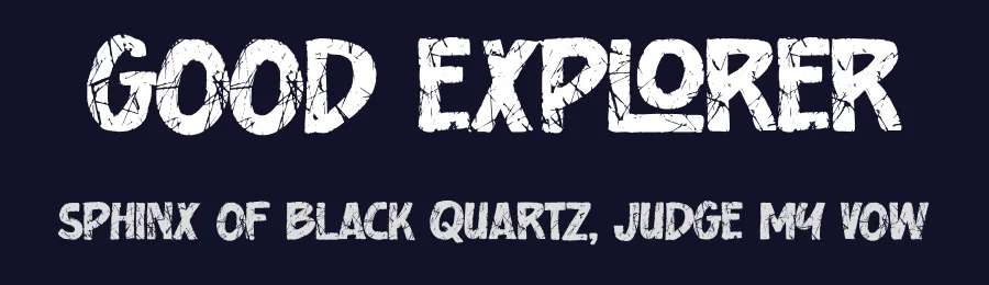 Good Explorer by Gassstype — Decorative Font — thumbnail 2