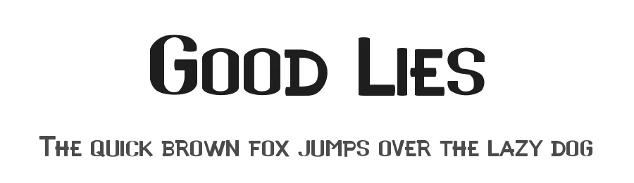 Good Lies