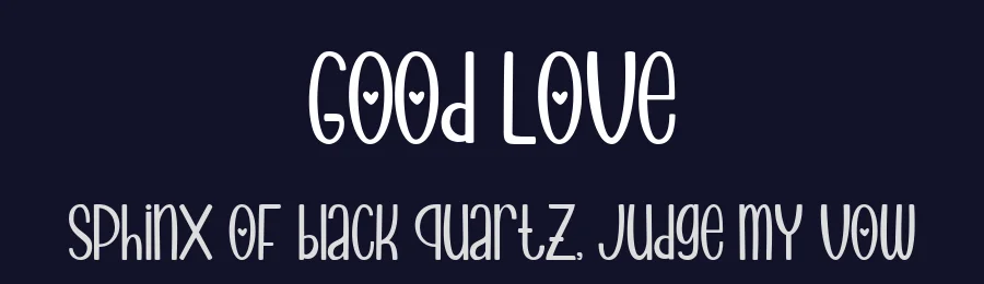Good Love by The Typerex — Decorative Font — thumbnail 2
