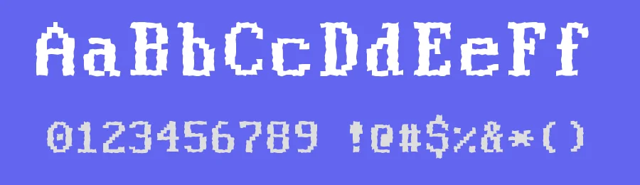 Good Old DOS by Daymarius — Display Font — thumbnail 3