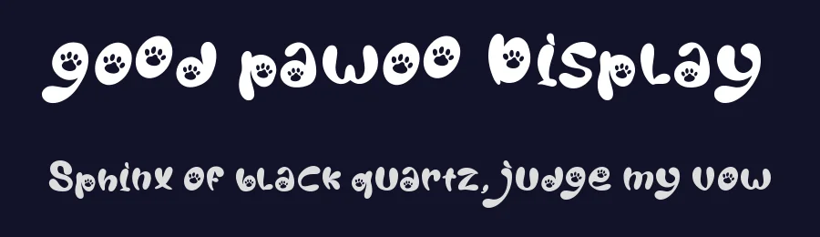 Good Pawoo Display by Attype Studio — Decorative Font — thumbnail 2