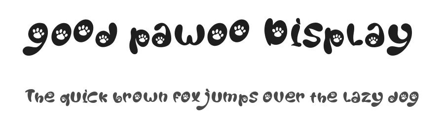 Good Pawoo Display by Attype Studio — Decorative Font