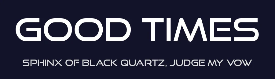 Good Times by Typodermic Fonts — Display Font — thumbnail 2