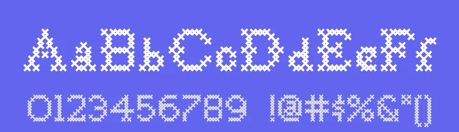 Goodbye Crewel World NF by Nick's Fonts — Decorative Font — thumbnail 3