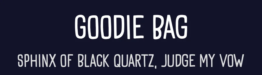 Goodie Bag by Hanoded — Decorative Font — thumbnail 2