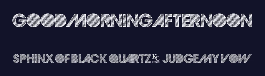 Good Morning Afternoon by KC Fonts — Decorative Font — thumbnail 2