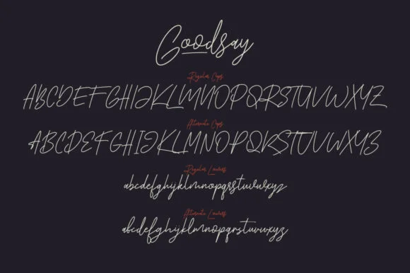 Goodsay Font by Maulana Creative — Script Handwritten Font — thumbnail 8