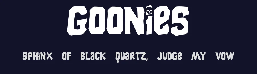 Goonies by Filmhimmel — Decorative Font — thumbnail 2