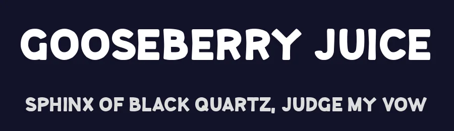Gooseberry Juice by Chequered Ink — Sans Serif Font — thumbnail 2