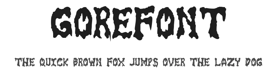 GoreFont