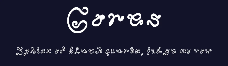 Gores by GORES Communitype Studio — Decorative Font — thumbnail 2