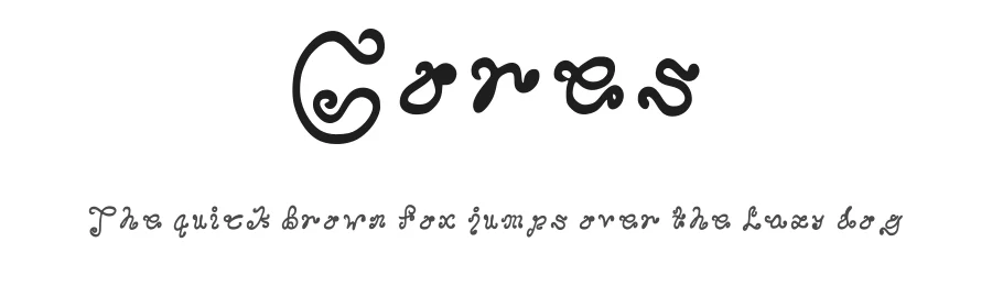 Gores by GORES Communitype Studio — Decorative Font